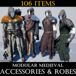 ROG Modular Medieval Accessories and Robes