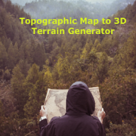Topographic Map 3D Terrain Generator