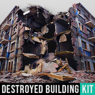 Destroyed Building Kit