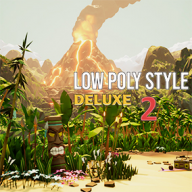 Low Poly Style Deluxe 2: Tropical Environment
