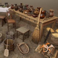 Medieval Props: Kitchen