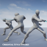 Oriental Sword Animation Set