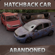 Abandoned Hatchback Car