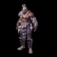 Character Orc Low-poly 3D model