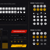 SURVIVAL UI AND ICONS BUNDLE (PNG + PSD)