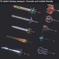 10 Fantasy Stylish Weapon